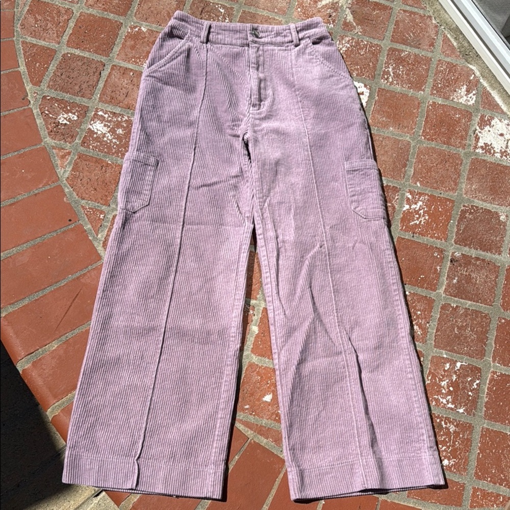 Purple Corduroy Pants